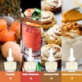 thumbnail image 3 of Plug In Refills Air Freshener, Pumpkin, Apple Cinnamon, Cinnamon Roll, Salted Caramel Cream, for Home and Bathroom 7.92 Fl Oz, 12 Count, Compatible with Air Wick & Glade, Not Include Glade Plus, 3 of 4