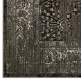 thumbnail image 3 of Berit Distressed Vintage Floral Lattice 8x10 Area Rug in Brown and Beige, 3 of 8