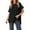 #0290-Black, variant on Short Sleeve Tees for Women Crew Neck Ribbed Knit Tee Oversized Side Slit Top Relaxed Fit Casual Loose Outfits Gift
