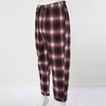 thumbnail image 5 of Bjutir Sleep Pants For Men Mens Comfort Warm Plaid Drawstring Pants Pajama Pants Home Wear Xxxl, 5 of 9
