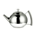 thumbnail image 1 of pitrice 1L/1.5L/2L Polished Stainless Steel Teapot Tea Pot Coffee With Tea Leaf Filter Infuser, 1 of 9