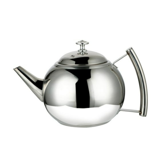 Ziuscore 1L/1.5L/2L Stainless Steel Tea Coffee Pot Teapot Removable Mesh with Fliter Silver 2.0L