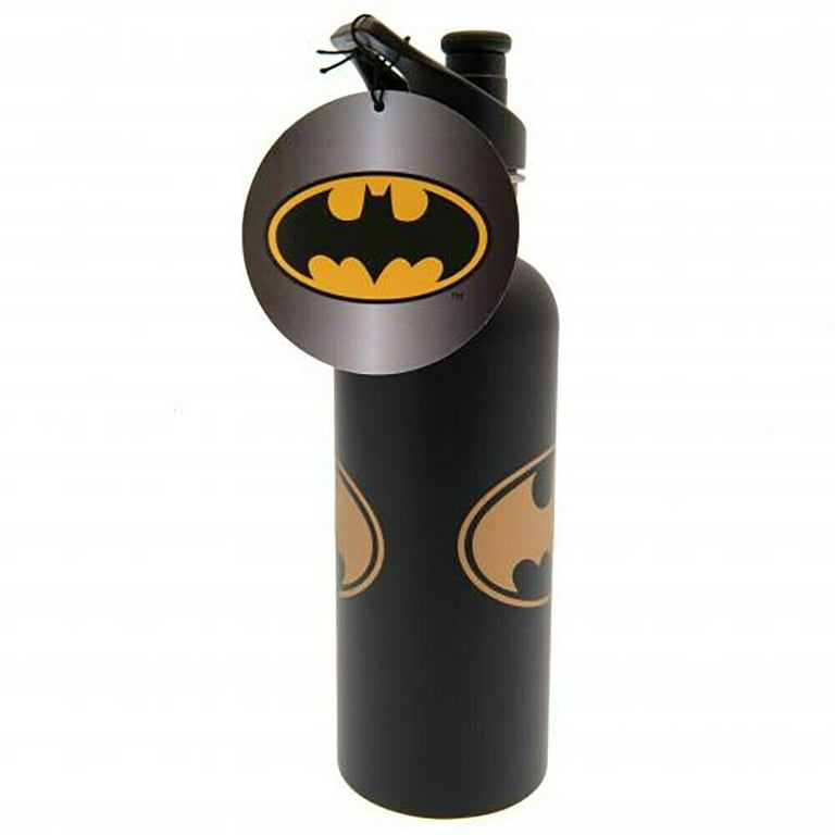 Batman Matte Water Bottle Black/Gold (One Size)