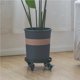 thumbnail image 2 of Toystoory Rodamiento de carga Rueda universal Soporte de flores móvil Polea Baño de pies de hierro forjado Rueda de barril de Toro de pie Maceta Jardín y Patio No.1 Toystoory HA024000-01, 2 of 6