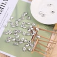 thumbnail image 4 of 50 Unids Agudo Broca Inferior Broca Cristal Taladro de Cristal Bricolaje Lágrima Cristal Resina Rhinestone Pointback Glass Facetas Fabricación de joyas Artesanía, 4 of 8