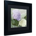 thumbnail image 2 of Trademark Fine Art "Hortensia 1" Canvas Art by Color Bakery Black Matte, Black Frame, 2 of 4