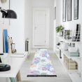 thumbnail image 4 of Yayeee Runner Rug for Bedroom 2'x6' Machine Washable Hallway Non Slip Mat, Pastel Flower Pattern, 4 of 8