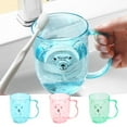 thumbnail image 6 of Transparent Bear Mouthwash Cup, Household Brushing Cup for Kids, Students, Couples, Toothbrush Rinse Cup, Wash Cup for Bathroom, Durable Drinking Glass, Bulk Wholesale, 6 of 6