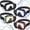 Black, Blue, Red, Yellow, variant on 4 Pack Adult Swim Goggles With Nose Cover Snorkel Diving Mask Elastic Strap Scuba Underwater Swimming Goggle