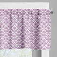 thumbnail image 3 of Ambesonne Victorian Valance Pack of 2, Floral Lavender Bloom, 42"X12", Fuchsia, 3 of 5