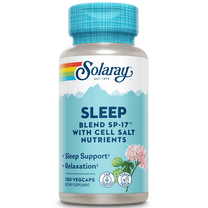 Solaray Sleep Blend SP-17 | Herbal Blend w/ Cell Salt Nutrients to Help Support Healthy Sleep & Relaxation | Non-GMO, Vegan | 100 VegCaps