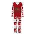 thumbnail image 4 of Xihbxyly Christmas Pajamas for Women, Women's Christmas Printed Pajama Set for Daily Home Wear Two-Piece Pajama Set with Pocket, 4 of 4