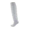 thumbnail image 6 of Yokua Women Winter Ribbed Knit Slouch Top Thigh High Stockings Japanese Style Lolita Student Uniform Loose Over Knee Boot Socks Leg Warmers, 6 of 20