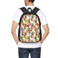 thumbnail image 6 of Daiia Hawaiian Pineapples And Hibiscus Flowers Backpack for Men and Women -Durable Backpack Large Capacity, Water-Resistant Bag with Adjustable Straps and Laptop Compartment, 6 of 9