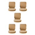 thumbnail image 3 of Guardoinrt Soft and Breathable Swivel Chair Cover Seating Experience Brown Backrest + Cushion Cover 5Set, 3 of 6