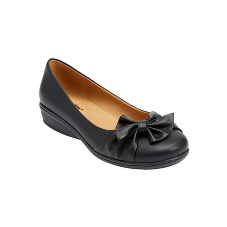 

Comfortview Women s Wide Width The Pamela Slip-On Flat Loafer Shoes