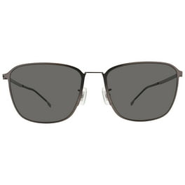 Hugo Boss Men's Black Soft Square Sunglasses w/ Rubber