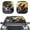 Sunglasses Dog Driving Print, variant on Uorisanigo Funny Black Kitten Driving Windshield Sun Shade Foldable 2pcs Car Sun Shade Interior Accessories Car Shield Sun Protector Summer Universal Fit Sun Visor for Vehicles, Cars, SUVs