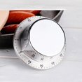 thumbnail image 4 of Kitchen Timer With Magnetic Base Stainless Steel Manual Mechanical Cooking Timer, 4 of 5