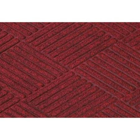 ANDERSEN 02210550035070 Waterhog Fashion(TM) Mat, Rd/Black, 3x5 ft
