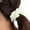White, variant on Fashion Women Faux Pearls Beads Hair Band Rope Scrunchie Ponytail Holder