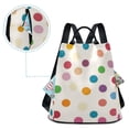 thumbnail image 5 of FORMRS Women's Travel Backpack Purse Anti-Theft Hidden Pockets Casual Shoulder Bag, Polka Dot, 5 of 7