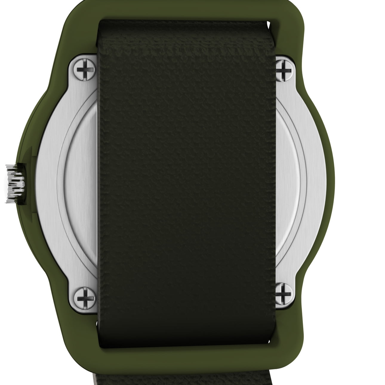 Kids' Green Analog Watch, Camo Elastic Fabric Strap