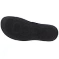 thumbnail image 6 of Womens Easy Spirit Bejewel Comfort Wedge Flip Flops - Black, 6 of 6