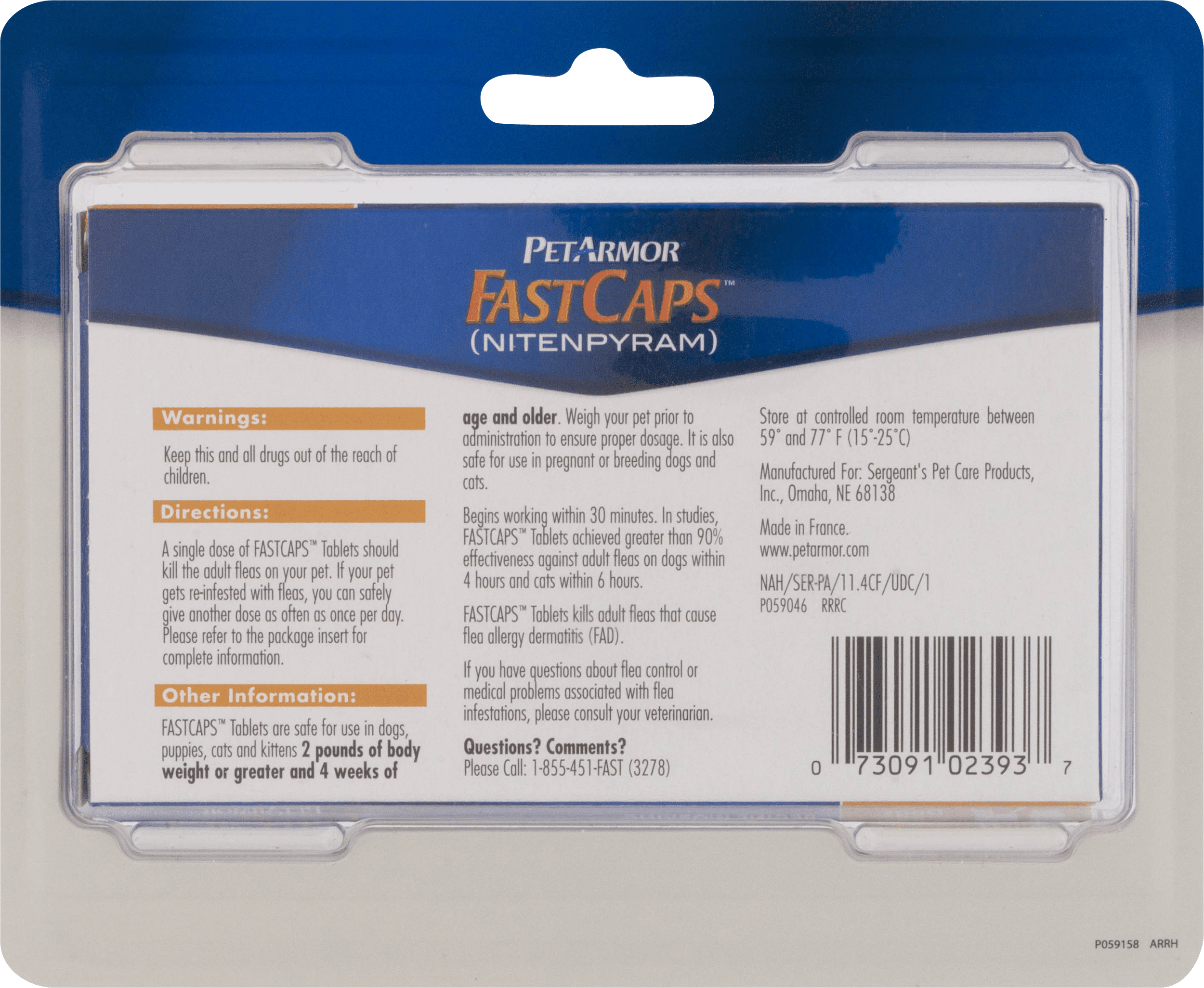 Fastcap store flea pill