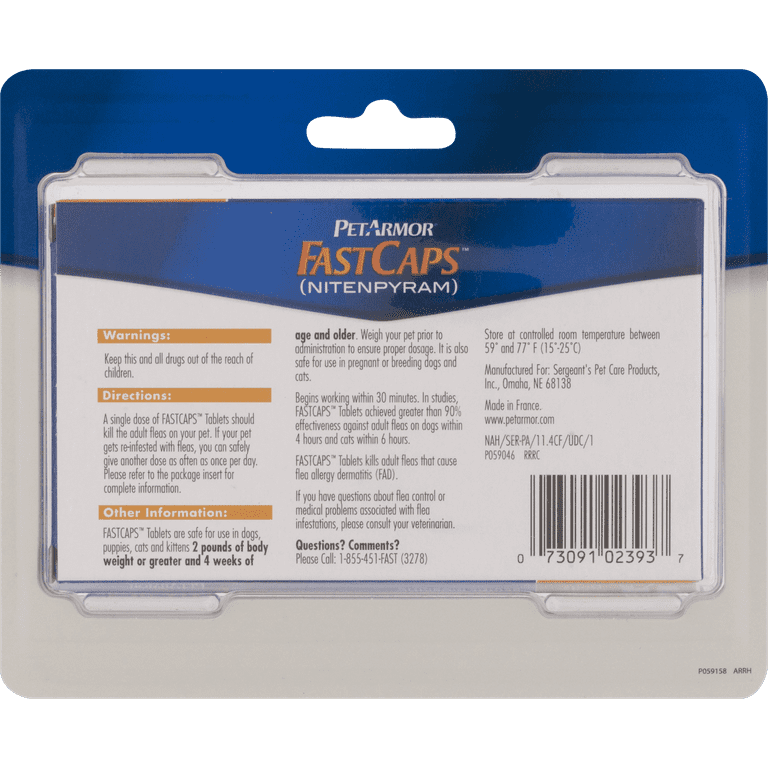 Fastcap flea pill sales