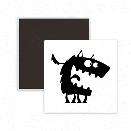 

Universe And Alien Monster Square Ceracs Fridge Magnet Keepsake Memento
