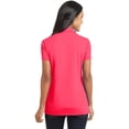 thumbnail image 3 of Port Authority &174; Polo Performance en Coton pour Femmes. L568 m Corail Vif, 3 of 4