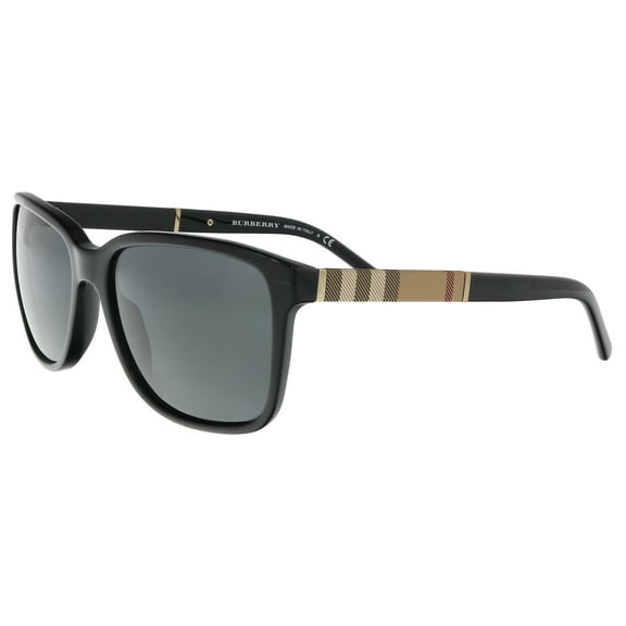 Men's BE4181-300187-58 Black Square Sunglasses