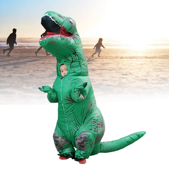 Inflatable Dinosaur Costume, 190T Waterproof Polyester Inflatable Dinosaur Blow Up Costume For Halloween, Christmas, Cosplay Party