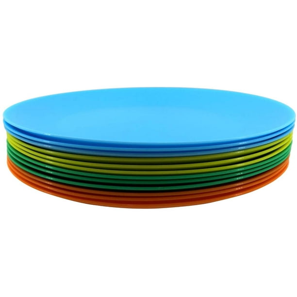 Plastic Plate 15Ounce Microwavable,Dishwasher Safe - Bed Bath