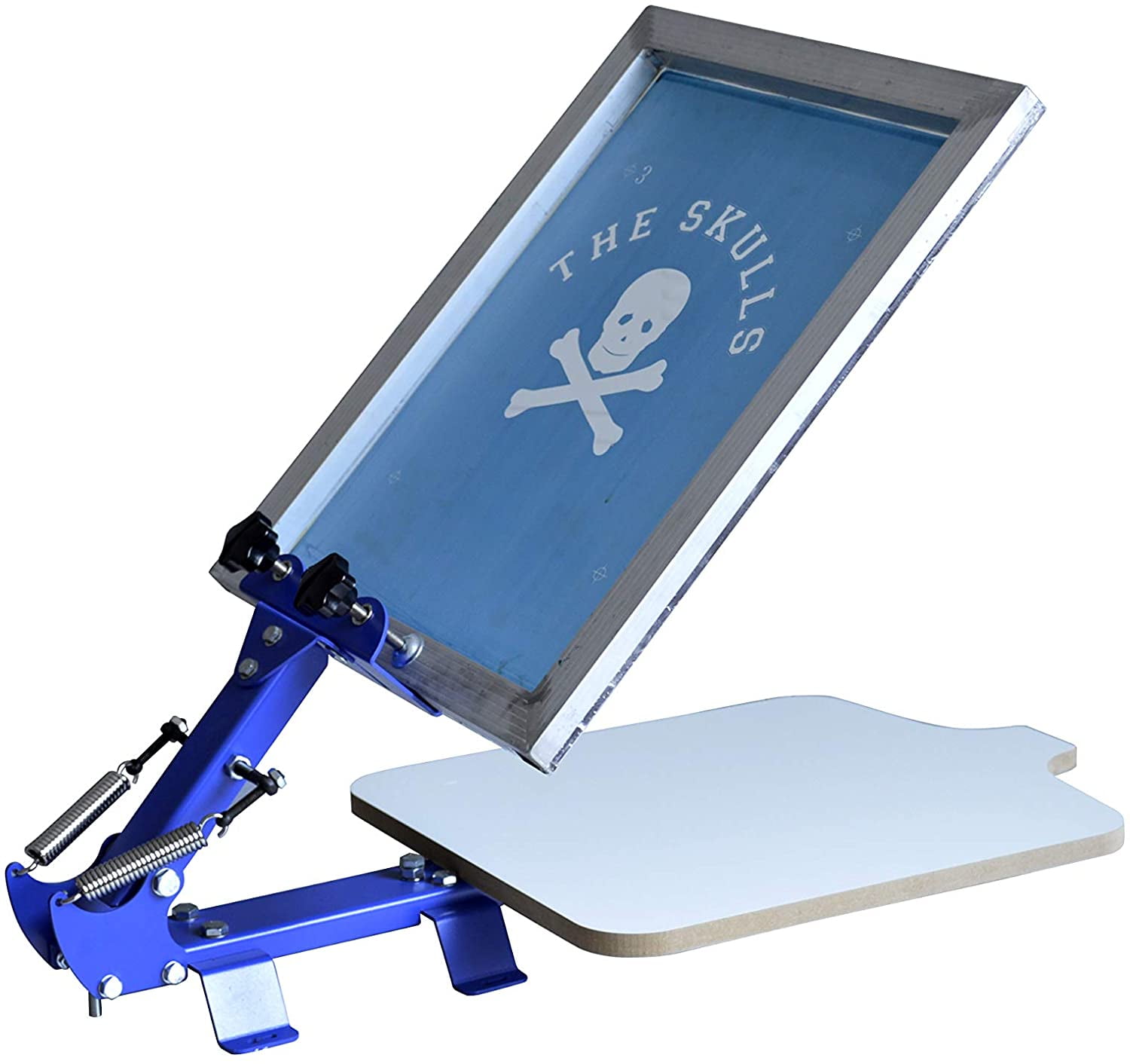 4 Color 1 Station Silk Screen Printing Press Pressing Equipment DIY Machine 