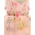 thumbnail image 6 of IDOPIP Toddler Baby Girls Butterfly Birthday Dress 3D Butterfly Wedding Party Ruffle Tutu Dresses, 6 of 8