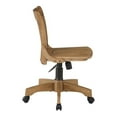thumbnail image 2 of Pemberly Row Traditional Wood Bankers Office Chair in Medium Brown, 2 of 8