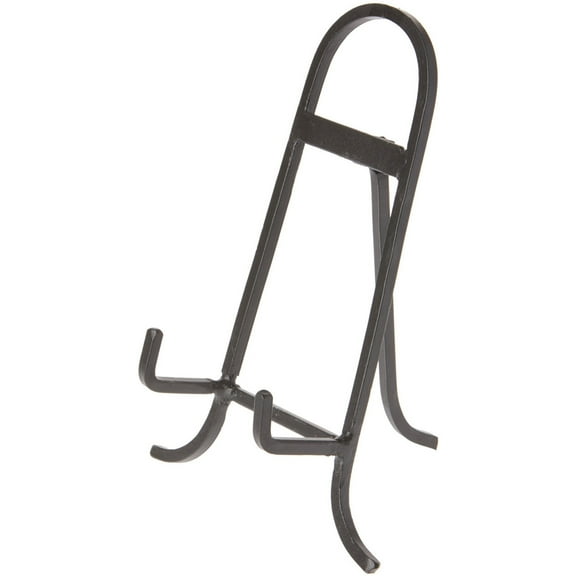 Bard's Antique Black Wrought Iron Easel, 8.75" H x 7" W x 4" D (For 7.5" - 12" Plates), Pack of 6