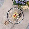 thumbnail image 2 of Hometrends Khaki Bamboo Melamine Appetizer Plate 7 Inch, 2 of 5