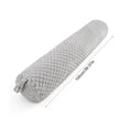thumbnail image 3 of WSSZL Soft Minky Dots Long Cylindrical Body Pillow, Ergonomic Side Sleeper Leg Bolster Cushion With Removable Cover, Machine Washable Bed Support, Cozy Home Decor Gift,Gray, 3 of 6