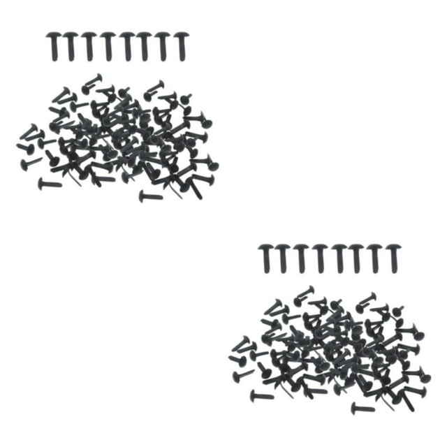 Ruiboury 200Pcs Decorative Paper Fasteners Brads for Scrapbook Making Assorted Colors Screws Doll Style A 2Set