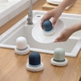 thumbnail image 1 of Cepillo de limpieza con mango de esponja | Bañera, limpiador de baldosas de baño | Cerdas de alta densidad, esponja blanda, empuñadura ergonómica antideslizante | Limpiador de cocina y encimeras, 1 of 6