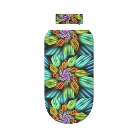 

Lafuoo Hippie Style Pattern 0-6 Months Newborn Swaddle Bag Headband Set for Girls Clothes Baby Care Products