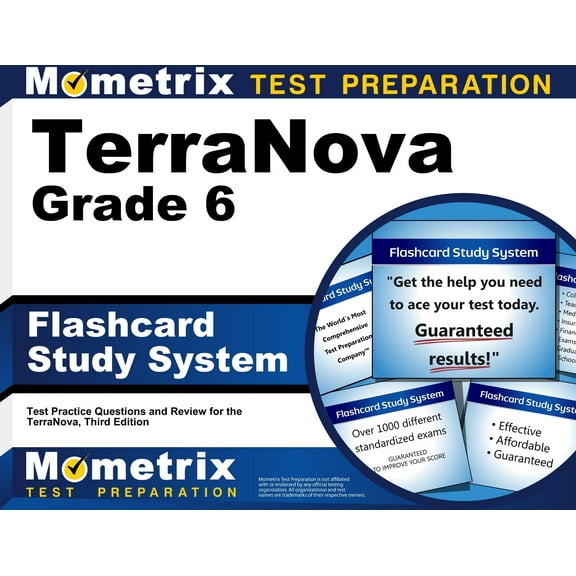 Terranova Grade 6 Flashcard Study System : Terranova Test Practice Questions & Exam Review for the Terranova, Third Edition (Cards)