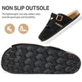 thumbnail image 5 of Ecetana Sandals for Women Closed Toe Slide Comfort Cork Footbed Slip On Clogs Shoes, 5 of 8