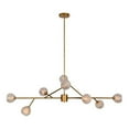 thumbnail image 1 of Renwill LPC4085 53 in. Damas 8 Light Antique Gold Pendant Ceiling Light, 1 of 3
