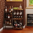 thumbnail image 3 of Soporte de licor Hayexiha versátil para bar doméstico con botellero, 3 of 8