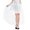 White, variant on 2022 Women's Black Mesh Front Short Back Long Puffy Skirt plus Plaid Mini Skirt Bed Spread with Bed Corduroy for Girls Womens Long Winter Skirts Womens Denim with Elastic Metal White One Size