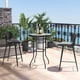 thumbnail image 3 of Costway Mesa Redonda para Patio con Tapa de Vidrio para Exteriores de 68 x 68 cm con Estructura de Metal Resistente, Mesa Auxiliar para Patio, Mesa de Centro para Exterior para Jardín Trasero, 3 of 6